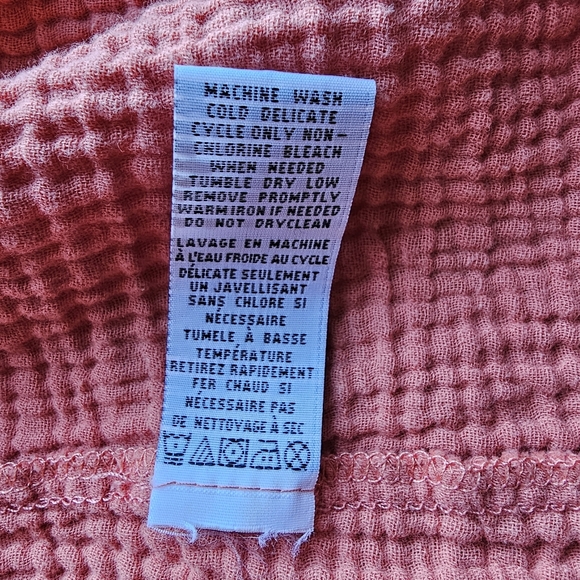 VELVET HEART ADELE SPAGHETTI STRAP GAUZY TIERED CAMI MIDI DRESS- Coral Size M - Picture 9 of 9